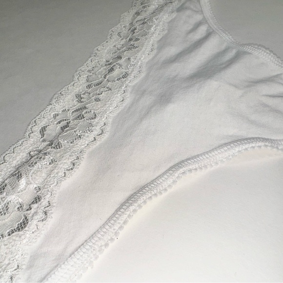 NWOT M&S EU 40 S/M PANTIE UNDERWEAR LINGERIE WHITE NEUTRAL - Picture 4 of 9